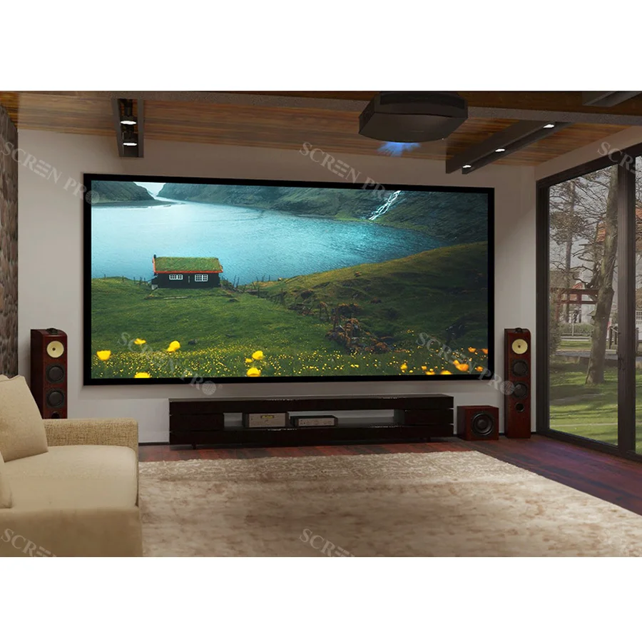 プロジェクタースクリーン スクリーンPRO 165インチ16:9固定フレームプロジェクタースクリーン-8K