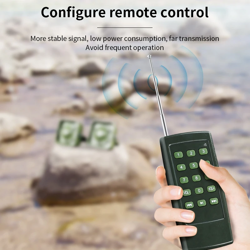 Hot Selling Multi Sound Waterproof Bird Device with Different Sounds MP3 Bird Caller with Remote Control for Hunting