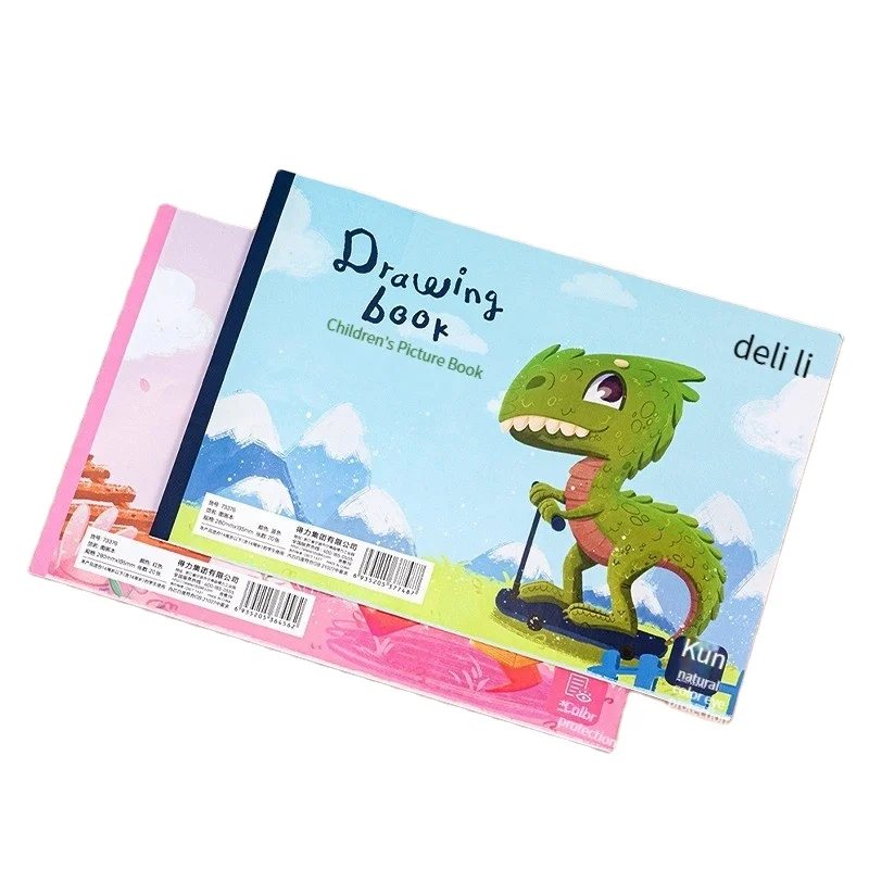 H❤︎K 6点同梱 デリ73376高品質幼稚園A4絵本空白画集アートブックスケッチ使用