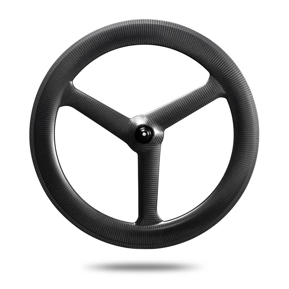 700Cカーボンホイール3スポークホイールセットクリンチャー深さ69mm幅