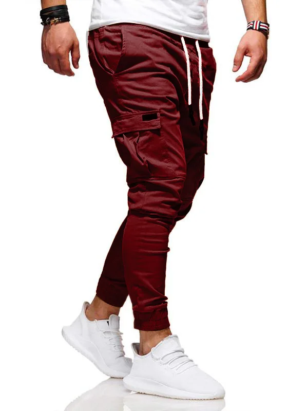Custom Design Cargo Sweat Pants Fashion Outdoor Trousers for Men