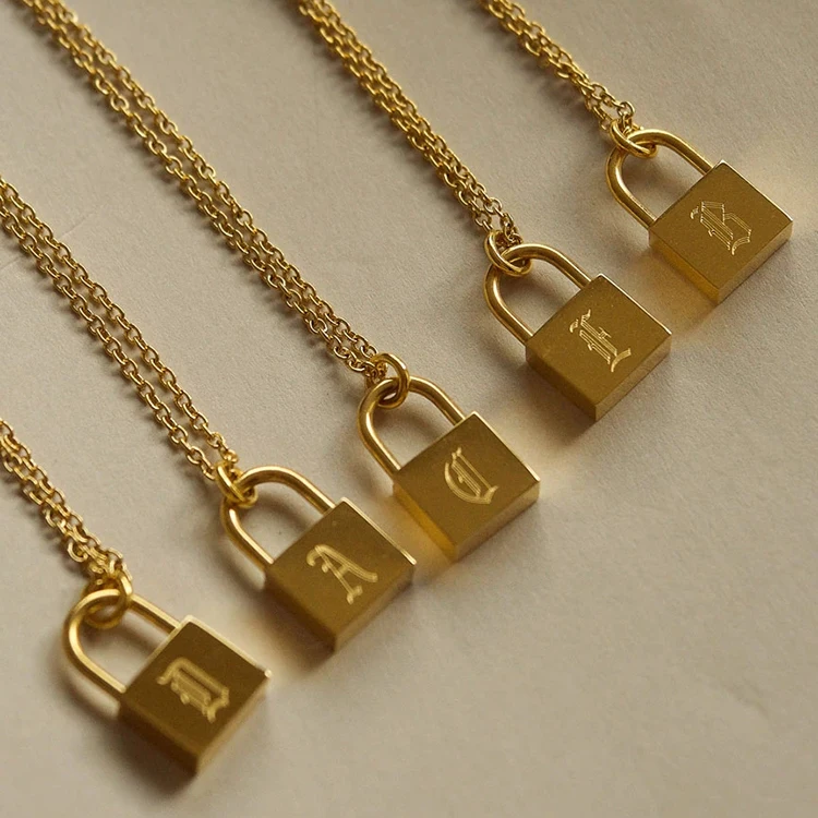 Trending 18k Gold Plated Old English 