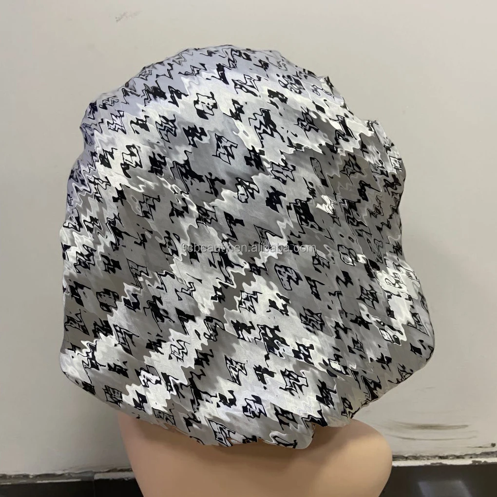 Newest Design 100 Luxury Patterns Premium Silk Designer Bonnets Women Wholesale
