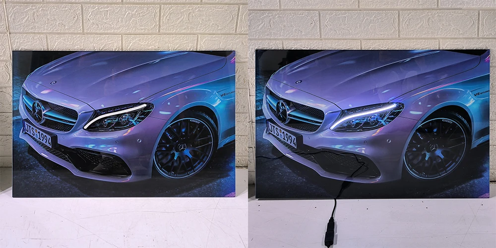 Mercedes AMG C63S poster