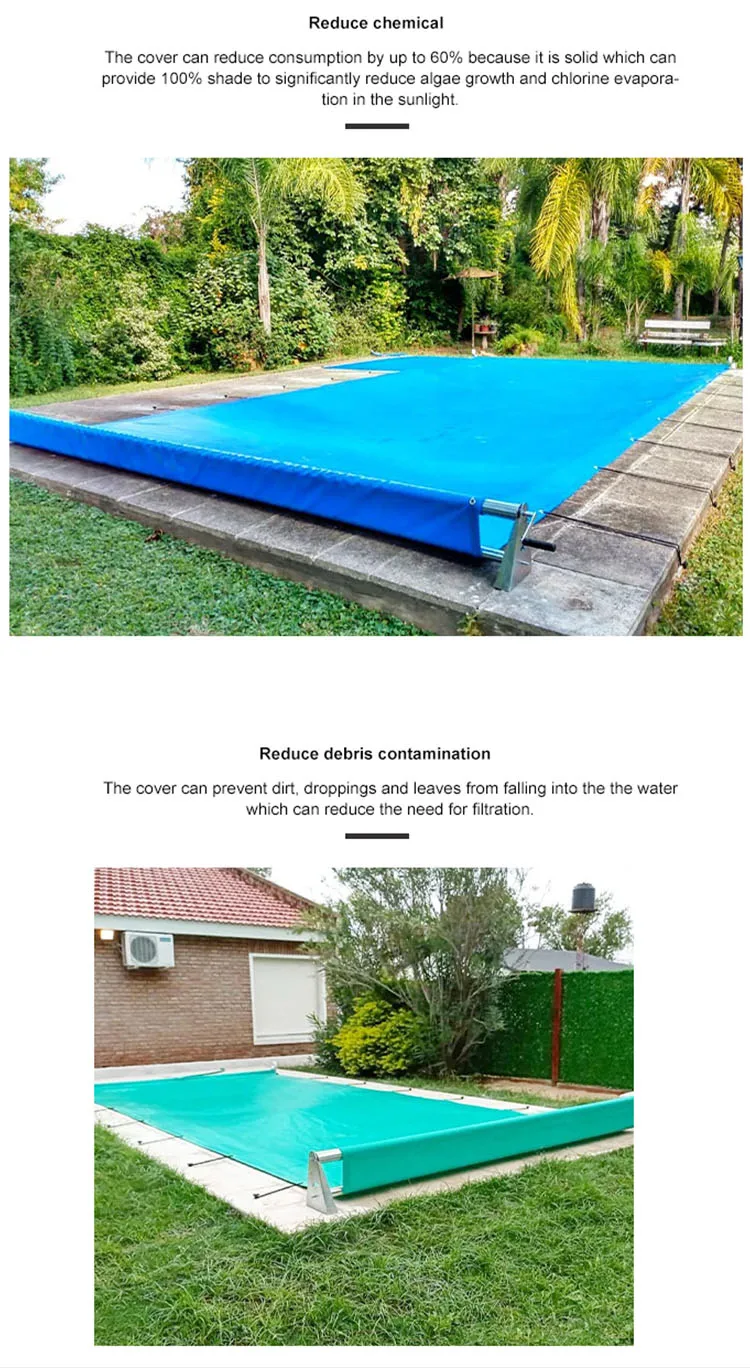 product customized swimming pool cover safety insulation dustproof pvc material roll cover fully enclosed cover-7