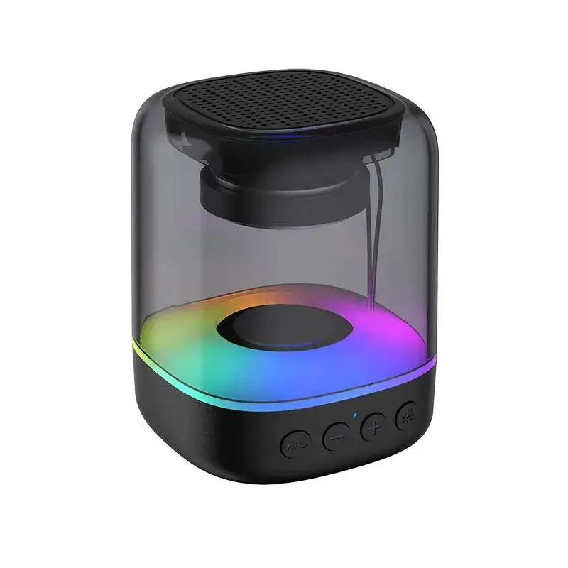 N.Y　スピーカー LED機能付き 新トレンド E-3052 ワイヤレススピーカー RGB雰囲気照明 暖色系