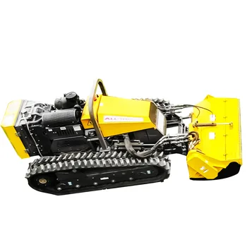 High-Power Remote Control Tractor Lawn Mower for Large Areas Orchard Clearance Shrub Weeding Grass Climbing Core Engine