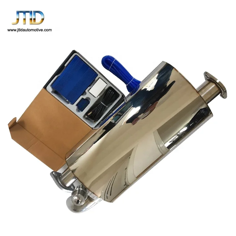 Made in China Performance Exhaust System Truck Muffler Flanged Type Exhaust Muffler With Remote Control Valve