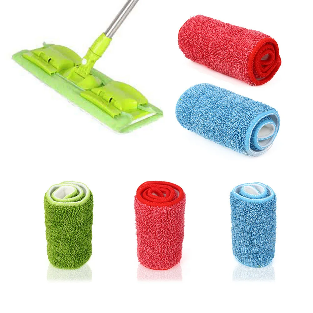 X3 Mop Replacement Microfiber Cleaning Pads, 4 Pack of Reusable Flat Mop Heads