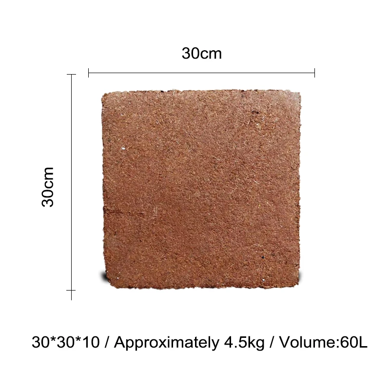 Horticultural Coco Bricks 650 Grams and 5 Kilograms Coconut Coir Brick for Sale