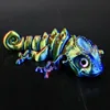 13.5cm red gold blue chameleon