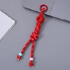 Red-letter braided rope