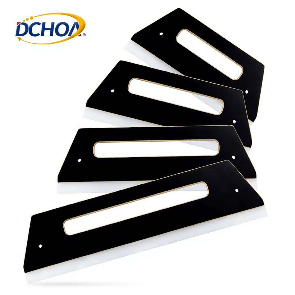DCHOA Advertising Wallpaper Wrap Tools XXL 30CM Wooden Squeegee With Silicone Flexible Scraper Building Film Tool