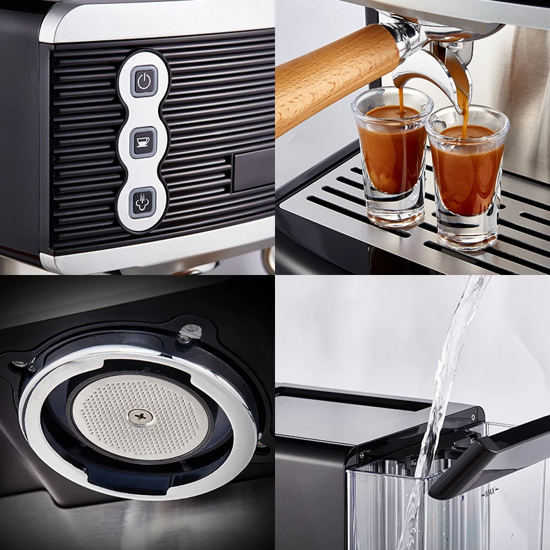 Household Espresso CRM3601 Coffee Machine with 15 bar Pressure