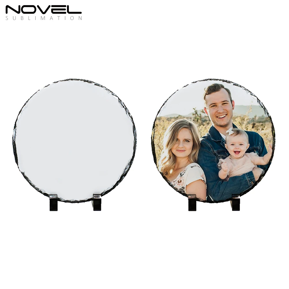 Sublimation Blank Lithograph Heat Press Slate Blanks Sheet Stone Photo Frame DIY for Desktop Souvenir Custom Design Work