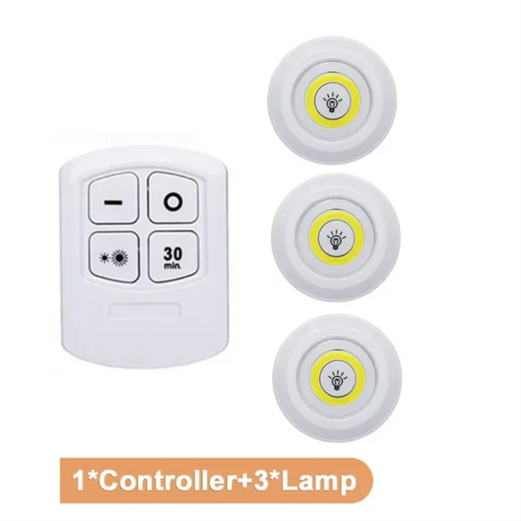 Smart Wireless Fernbedienung Mini Led-leuchten Batterie Betriebene Nacht Lampe Küchen Schrank Treppe Badezimmer Dekoratives Licht