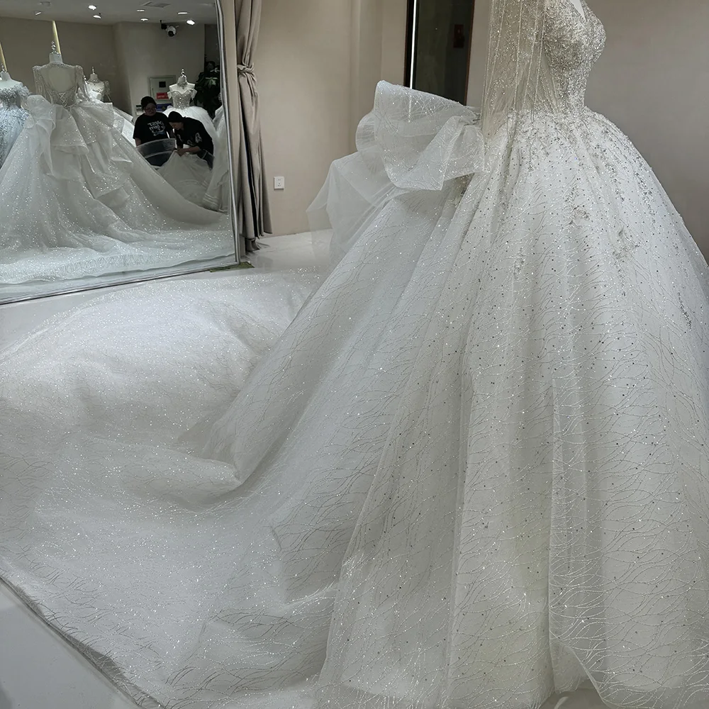 strapless open back dress Luxury Princess Wedding Dress Sheer Corset With Floral Lace Appliqués –  TANYA BRIDAL main image 1
