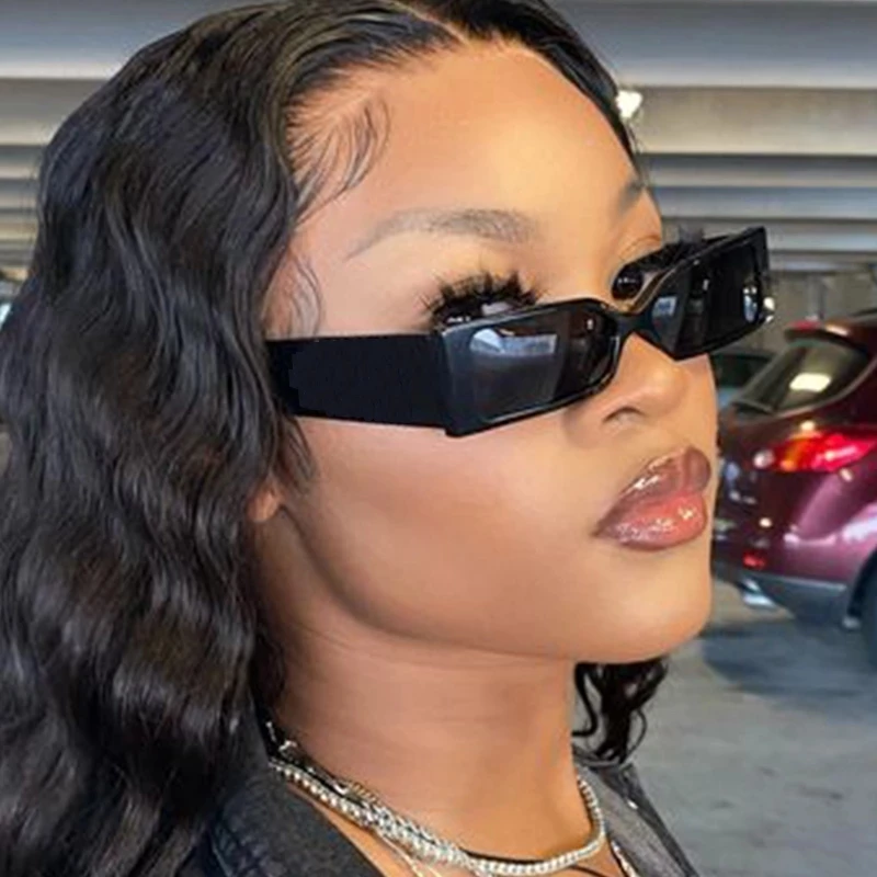 2024 New Designer Rectangular Sunglasses Women Men Vintage Small Square Famous Brands Sun Glasses Hip Hop Party Eyewear Oculos