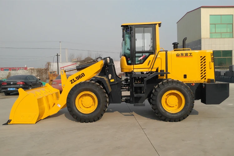 Engineering Construction Machine 3 Ton Bucket Wheel Loader Zl960 Mini Wheel Loader