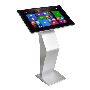 SYET 19 inch information service kiosk coffee ads modern advertising bank ads display holder free stand for advertising display