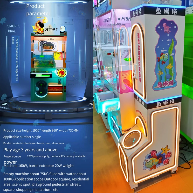 Fishing Frenzy Arcade Hook Line and Sinker Reel Fun Frenzy Various Types of  Fish Fine Motor Skill Activity for Boys and Girls