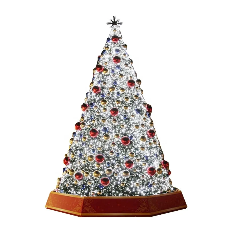 Giant LED Pre Lit Outdoor Christmas Tree 3m-60m