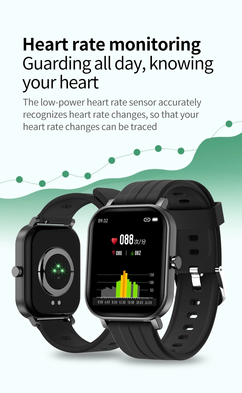 S10 Full Touch Screen Smart Watch Sports Fitness Wristband Wearable Heart Rate Monitor IP67 Waterproof Wrist Smartwatch for IOS