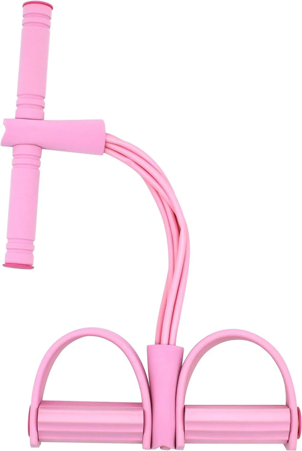 6 Tubes High Quality Fitness Elastic Foot Pedal Resistance Bands Sit up Pull Rope Foot Pedal