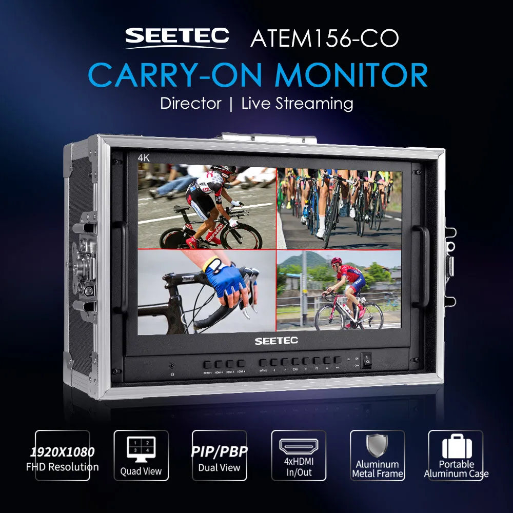 SEETEC ATEM156-CO Portable Broadcast Monitor - 15.6