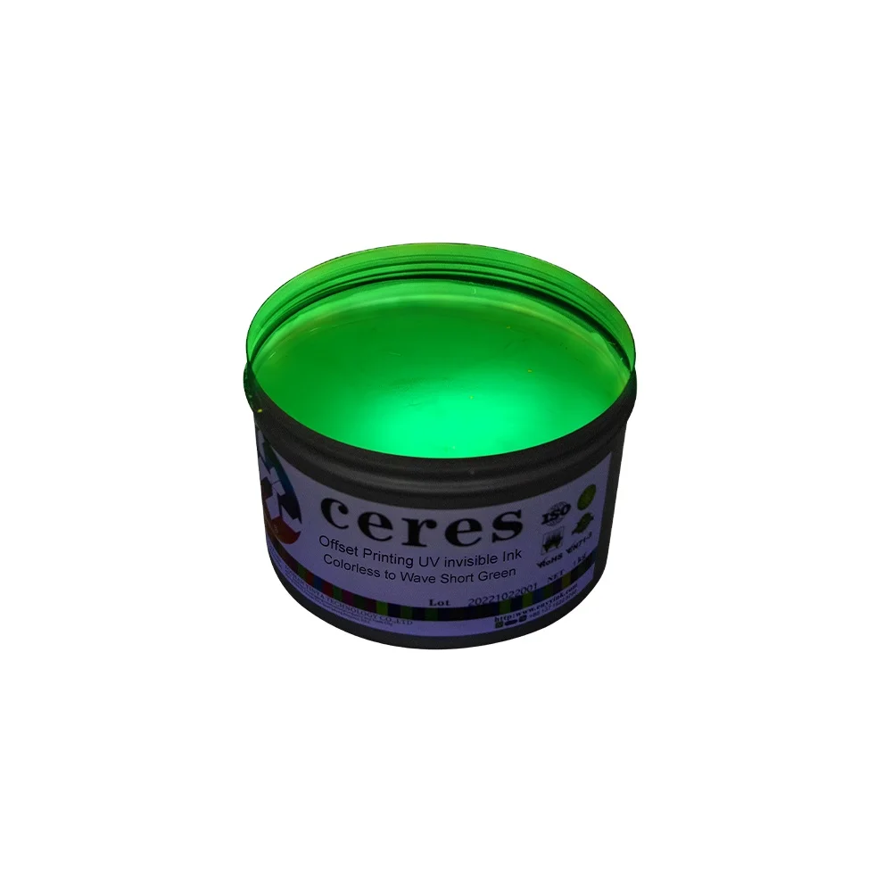 ★ Invisible ink DUST SMALL BOWL UV Invisible Ink - Colorless to Green Short Wave 265nm