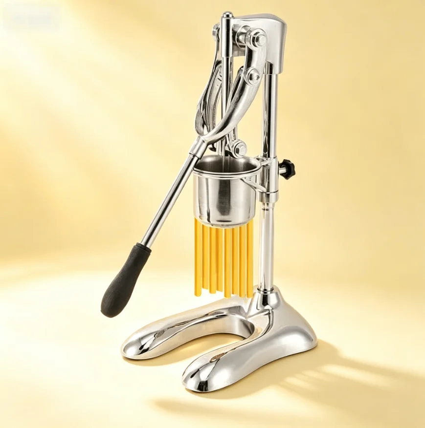 30cm Extra Long Commercial Grade Manual French Fries Squeezer Heavy Duty Potato Press Making Machine