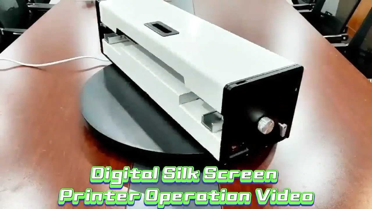 A4 Screen Size Amydor Amd550 Digital Silk Screen Printer For Customs T 