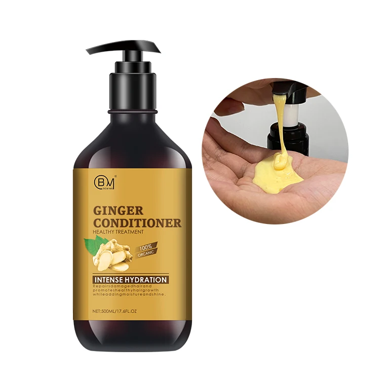 Индивидуальные органические Имбирные кондиционеры против выпадения волос для роста волос