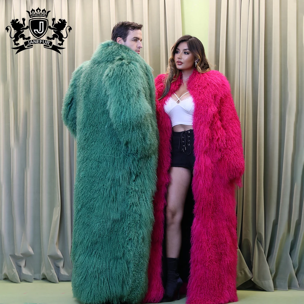 Wholesale Winter Tibet Lamb Fur Jacket - Real Mongolian Fur