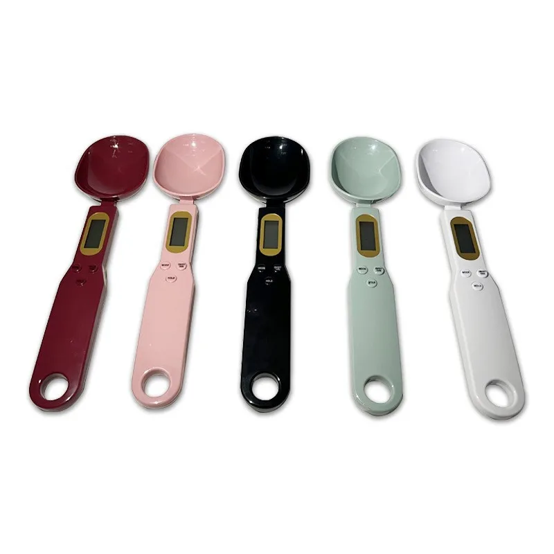 MHK27 500g/0.1g Precise Digital Kitchen Scales LCD Display Electronic Measuring Spoon with Battery Power Made of Durable Plastic