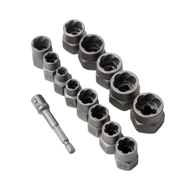 14pcs Extractor Socket Impact Bolt Nut Remover Buy Nut Extractor Socketnut Extractor Socket 5969