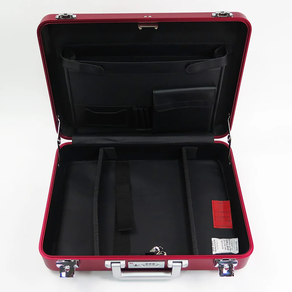 Malette rigide en alliage d'aluminium pour ordinateur portable