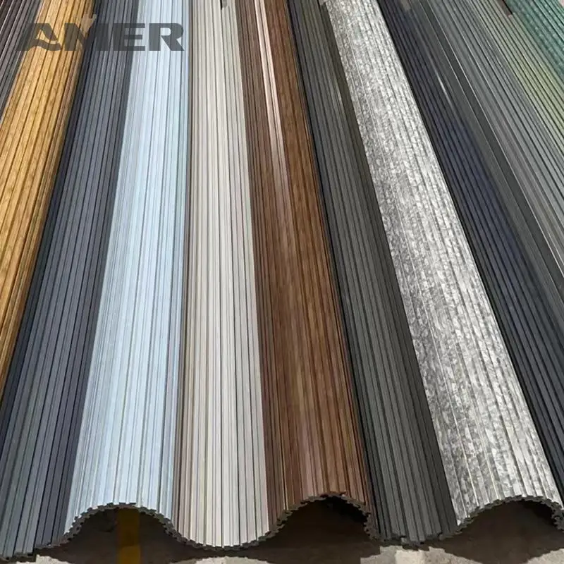 Rongke OEM Wholesale Spliceable Waterproof Decorative Wood 3d Decor Curved Wall Panel Wall Mold Outdoor for Walls