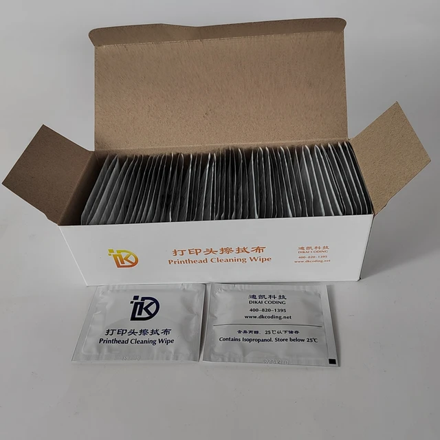 TTO Print Head Cleaning Cloth Wiping Cloth Markem Dikai FC32 FC53 Thermal Transfer Printer Print Head Wiping Cloth Wiping Paper 2