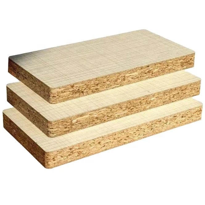 Particleboard Veneer Melamine Particle Board for Wood Finish Furniture MDP