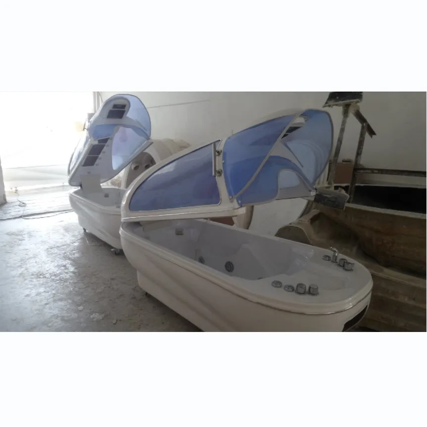 Luxury Spa Capsule with Underwater Handheld Massage Jet and Full Body Wrap