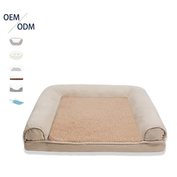 Lynpet Four Season Dog Bed With Detachable Cover and Non-Slip Bottom Amazon Hot Selling Pet Bed 2024