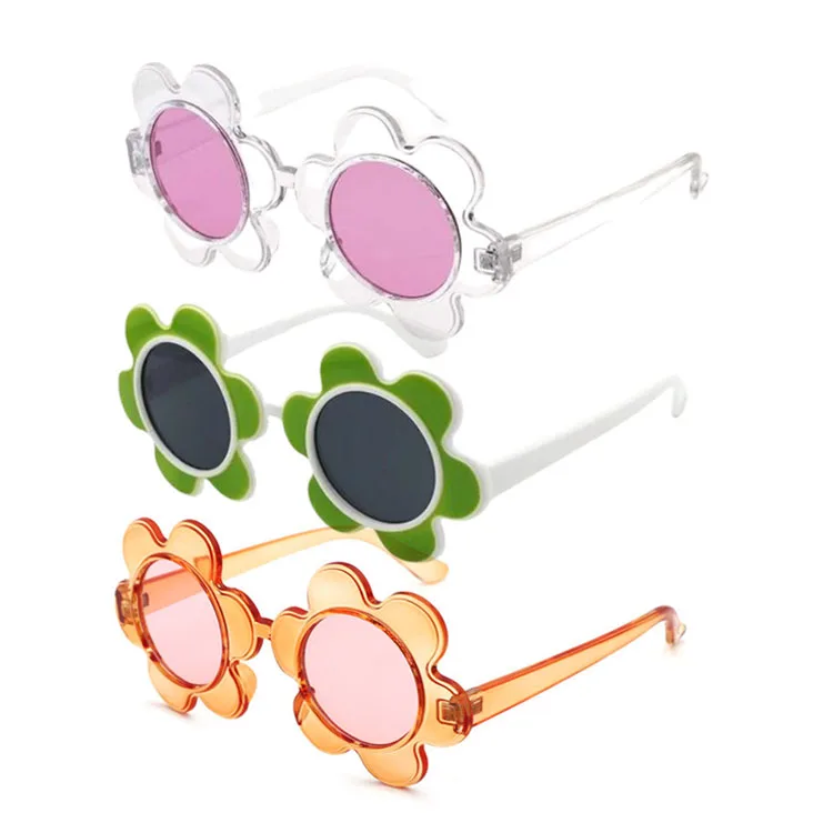 VIFF HP18565 2025 New Design Sun Flower Women Glasses Flowers Shaped  Sunglasses for Adult