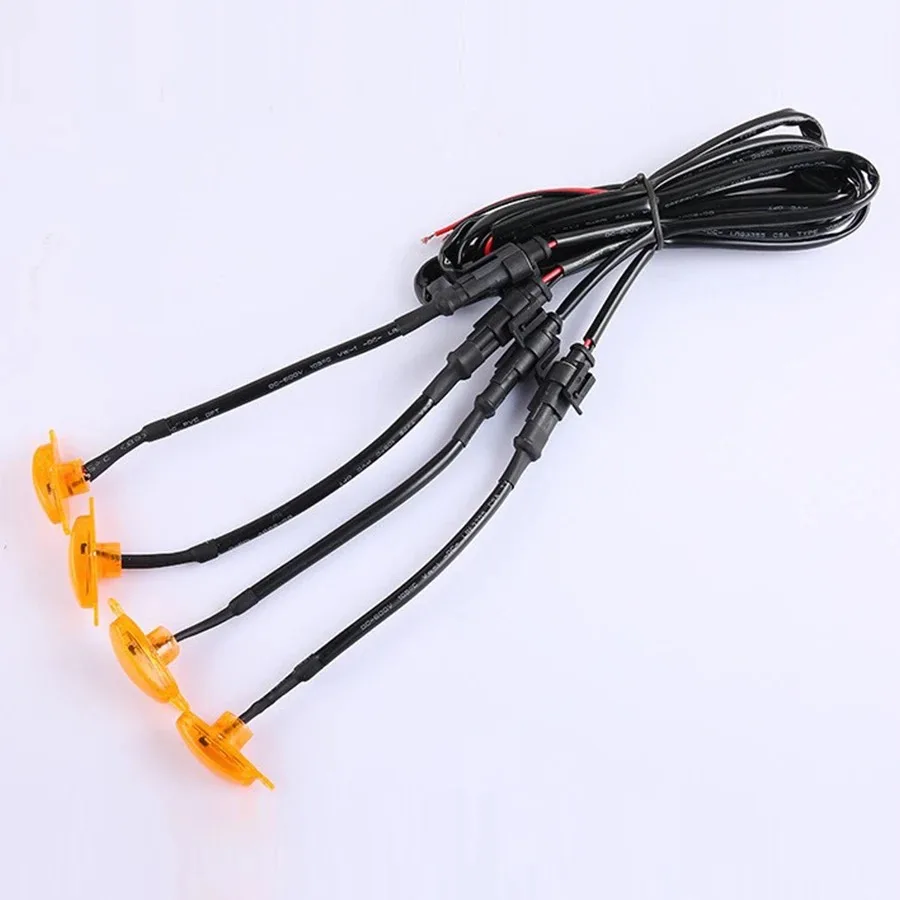 Front Grille LED Signal Light Grill Mount Lamp for Jeep Grand Cherokee 2003-2021 Raptor Style  Car Eagle Eye Lights Wholesale