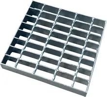 Factory Supply Outdoor Steel Stair Tread Galvanized Metal Grating Steel Steps Metal building materials steel grating