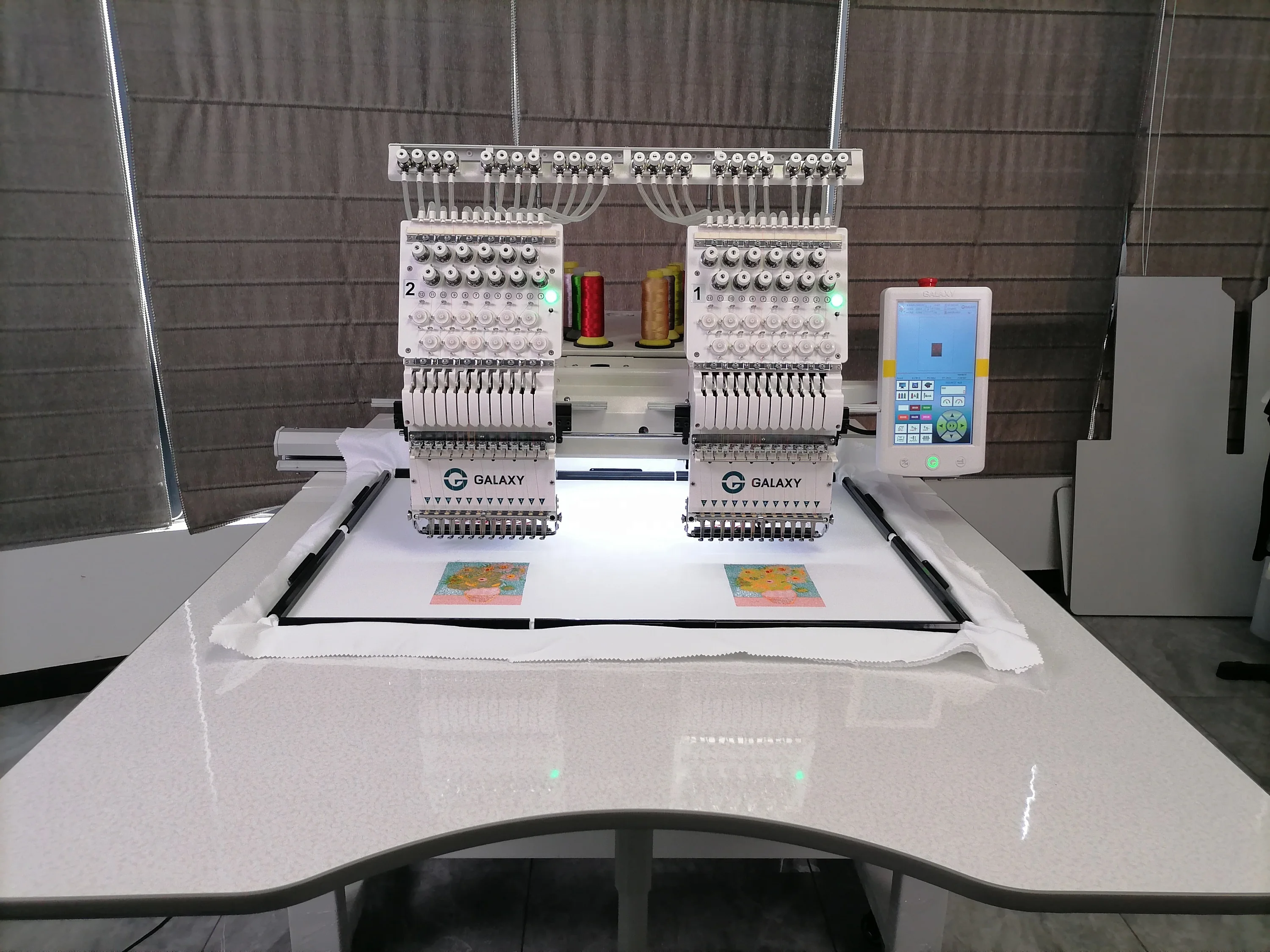 GALAXY HIGH SPEED TWO HEAD EMBROIDERY MACHINE