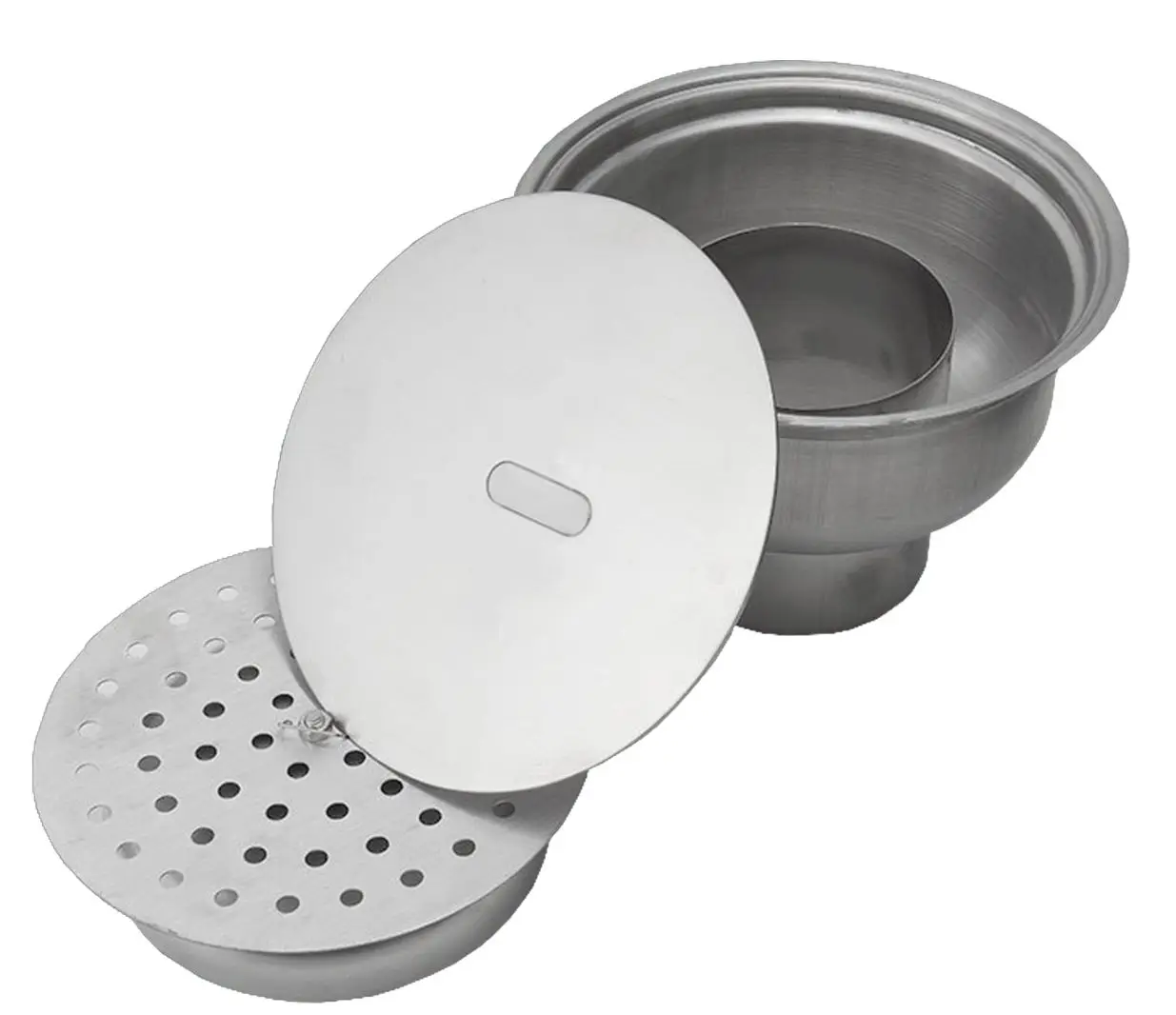 Industrial stainless steel floor drain for wastewater discharge in slaughterhouses