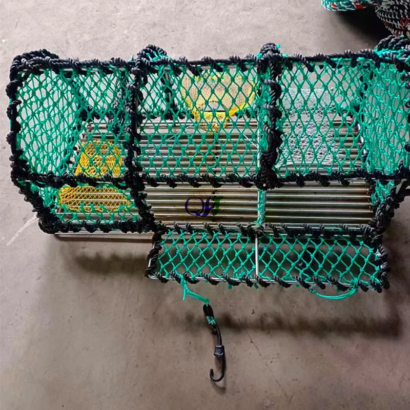 Rectangle Fishing Trap Nets Lobster Traps Cage Crab Pots For Fishing