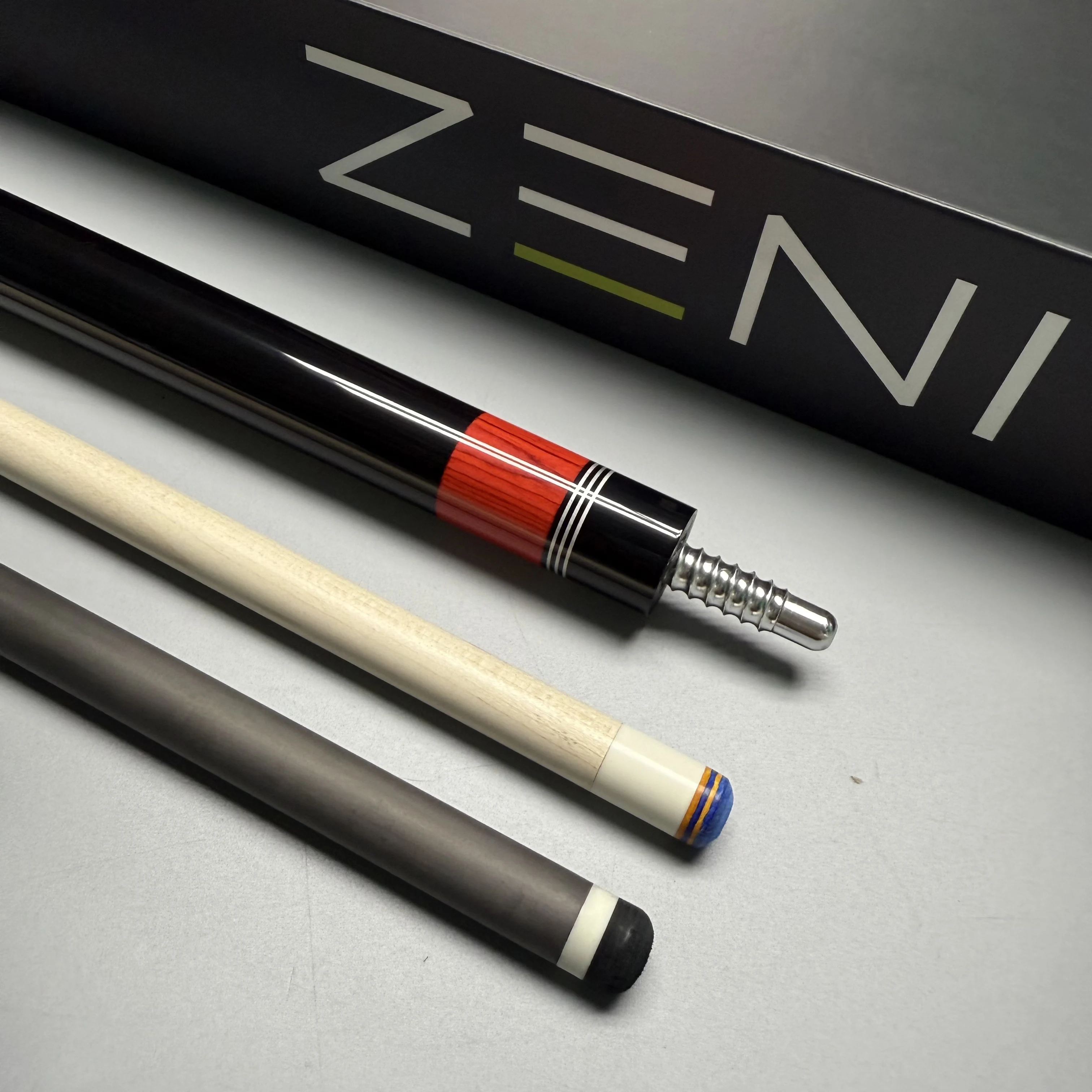 2026 New ZENI ZX01Carbon Pool Cue Maple Cue Shaft 12.2mm 12.5mm