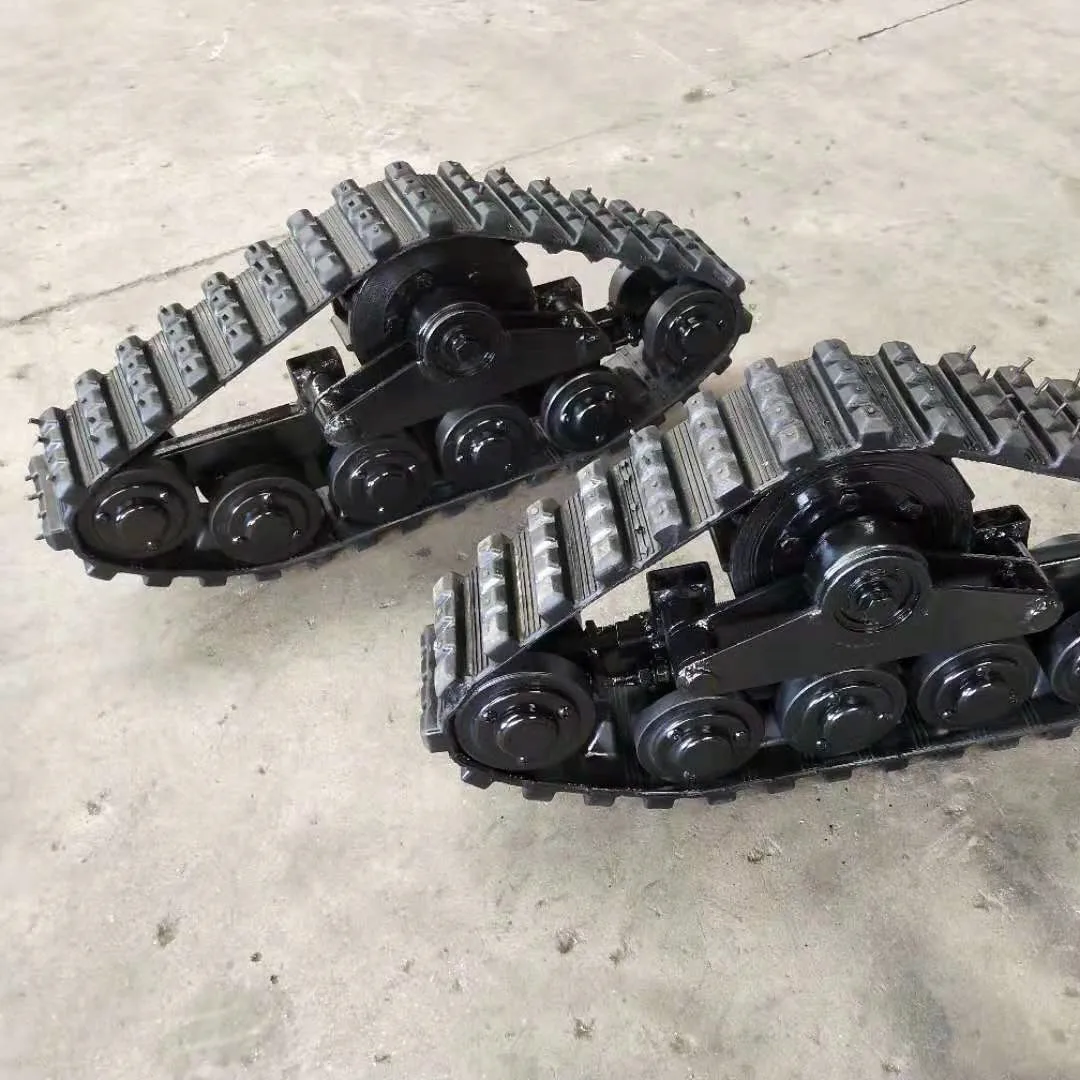 Small Rubber Track System Assembly Lss-100 for Converting a Power Standing Wheelchair